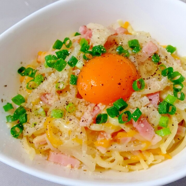 ペペたま風チーズパスタ++